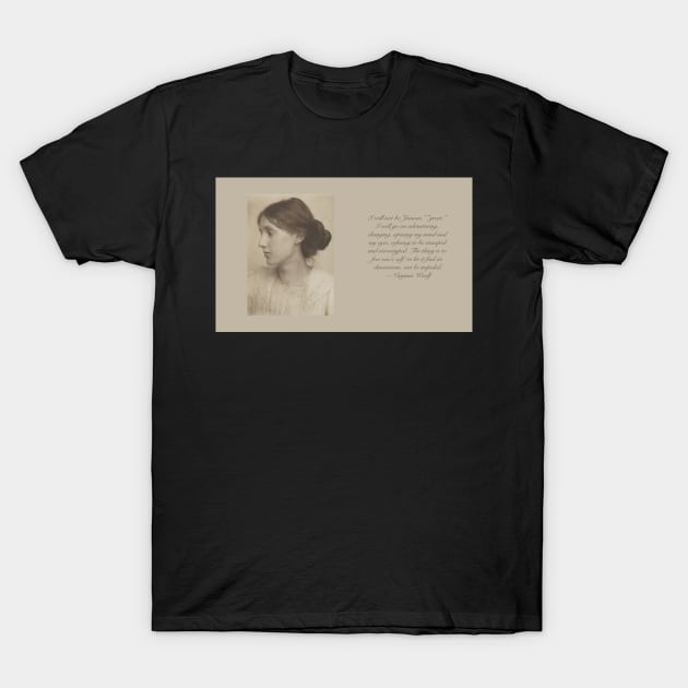 Virginia Woolf T-Shirt by picsoncotton